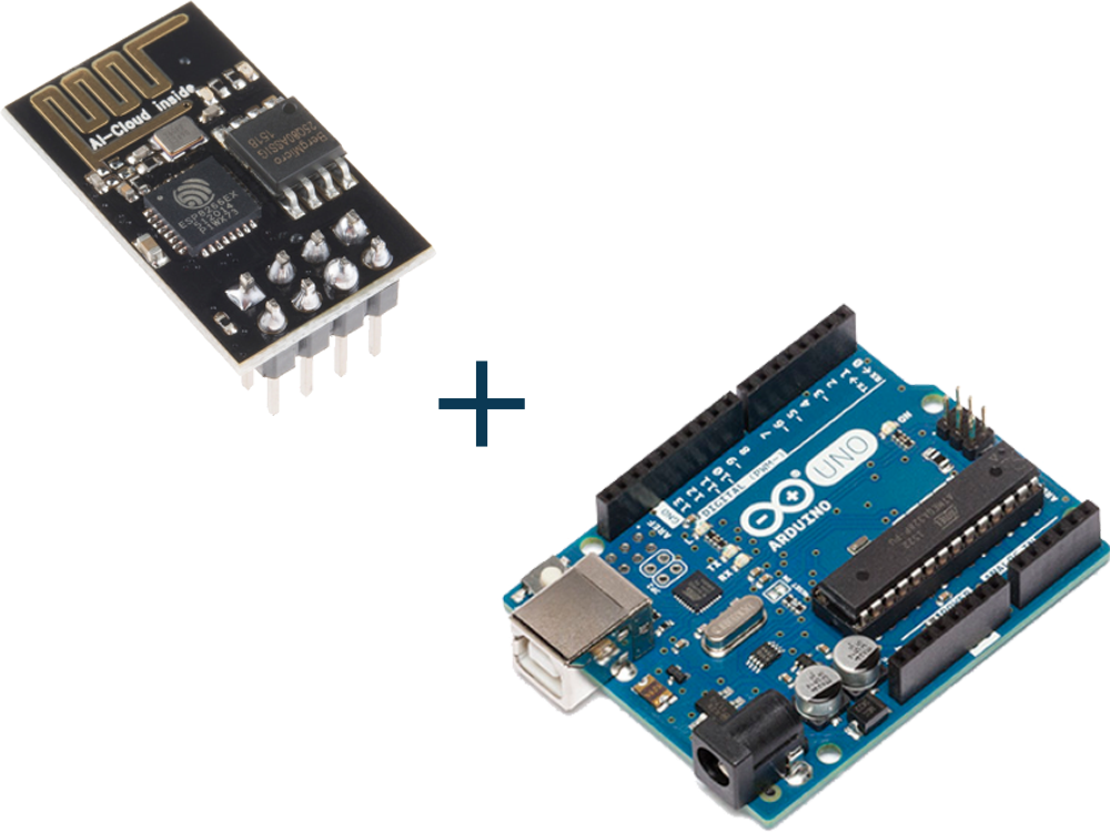How To Program Esp8266 With Arduino Uno - Ai Cloud Inside Arduino (1000x750), Png Download