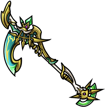 Halberd Clipart Scythe - Unison League Scythe Of Wentos (380x380), Png Download