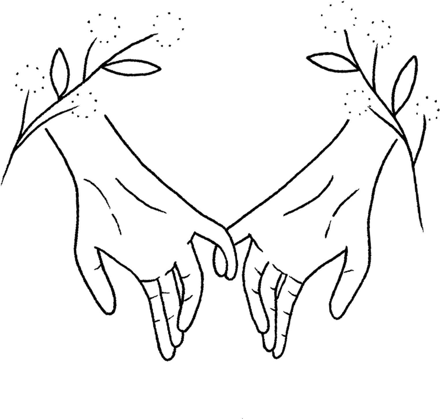 Pinky Promise Tea Leigh From Tattly Temporary Tattoos - Pinky Promise Doodle Png (2048x2048), Png Download