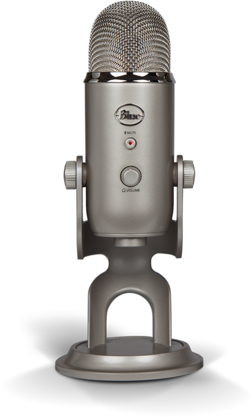 Blue Microphones Yeti Platinum Professional Multi-pattern - Blue Yeti Whiteout Microphone (500x842), Png Download