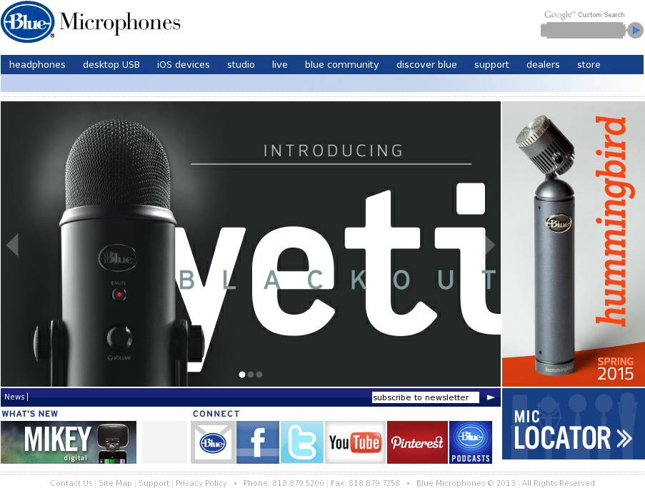 Blue Microphones Competitors, Revenue And Employees - Blue Hummingbird Small Diaphragm Condenser Microphone (1024x768), Png Download