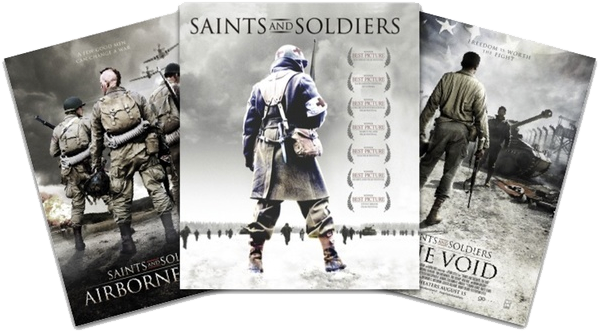 Saints And Soldiers - Saints And Soldiers: Best Value 3 Pack Dvd (644x430), Png Download