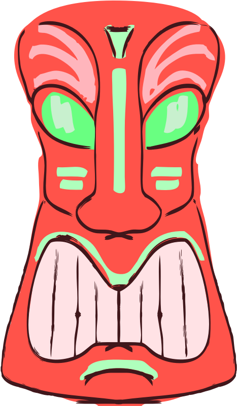 Tiki Culture Cuisine Of Hawaii Tiki Bar Download (436x750), Png Download