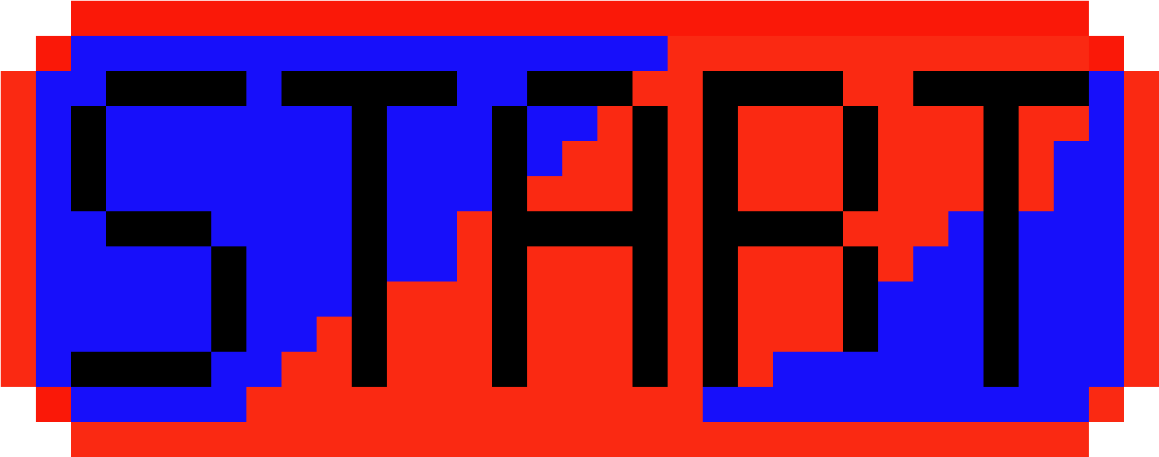 Start Button - Pixel Start Button Png (2000x950), Png Download