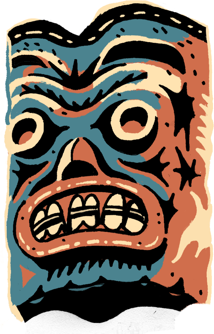 Forerunner Tiki-statue - Portable Network Graphics (726x1086), Png Download