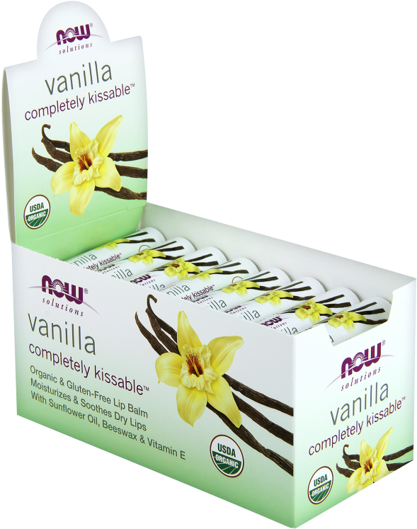 Completely Kissable™ Vanilla Lip Balms - Natures Way Stevia - Organic - Vanilla - Drops - 2 (620x772), Png Download
