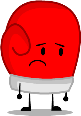 Oo Boxing Glove - Bfdi Boxing Glove (550x400), Png Download