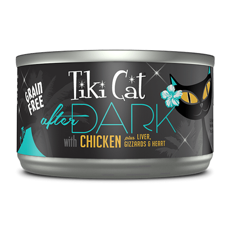 Tiki Cat After Dark Grainfree Chicken - Tiki Cat After Dark Chicken Wet Cat Food, 2.8 Oz., (470x470), Png Download