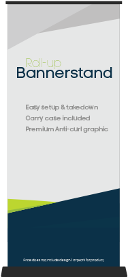 Our Banner Stands Are A Premium Unit With No Flimsy - Standing Banner Template Png (540x428), Png Download