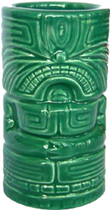 Hawaiian Tiki Shot Glass Mug Money (500x500), Png Download