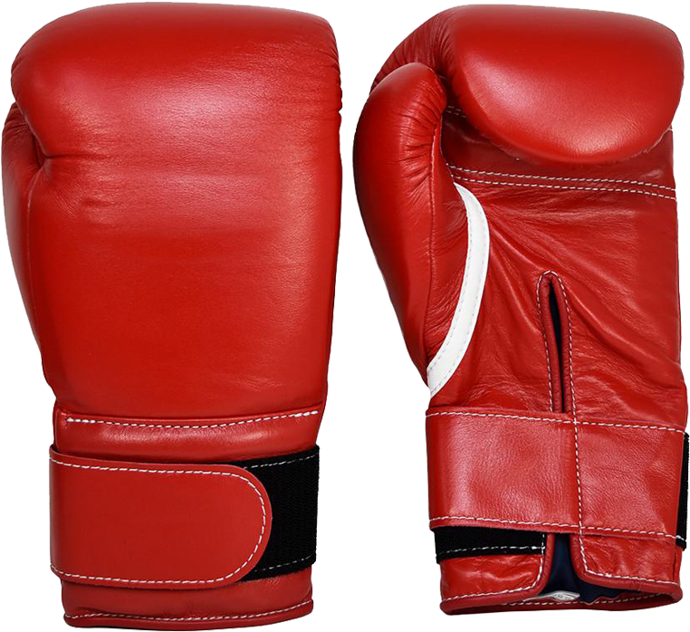 Professional Super 14 Oz Boxing Gloves - Winning Velcro Red Gloves (1000x1000), Png Download