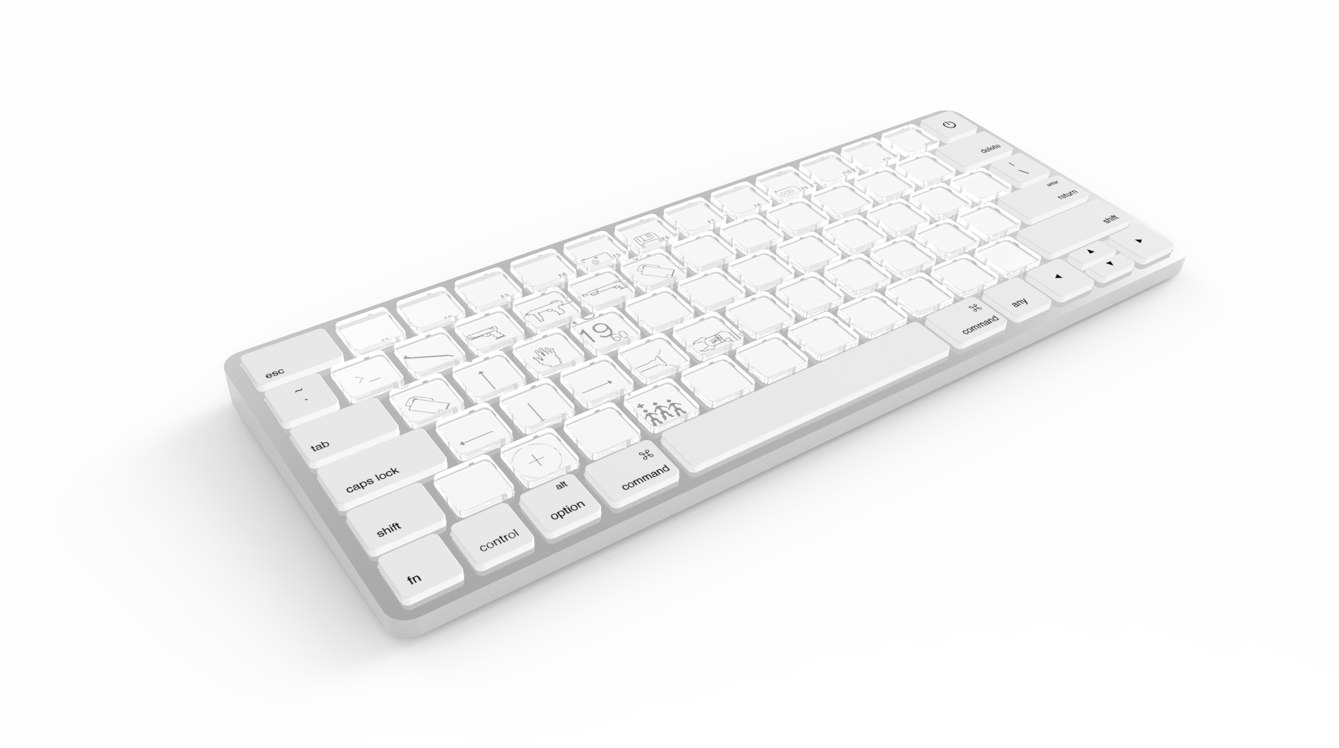 Sonder Design's New Dynamic Keyboard With E-ink - Sonder Design (1900x1062), Png Download