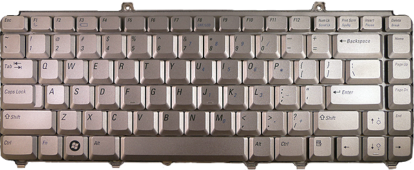Regular Key - Nsk-d9301 Dell Inspiron Pp22l Pp25l Pp26l Pp28l Pp29l (600x247), Png Download