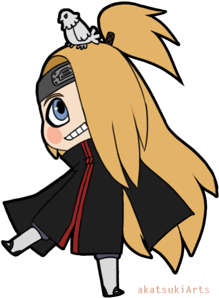 *gentle Gasp* It's Him - Deidara (500x666), Png Download