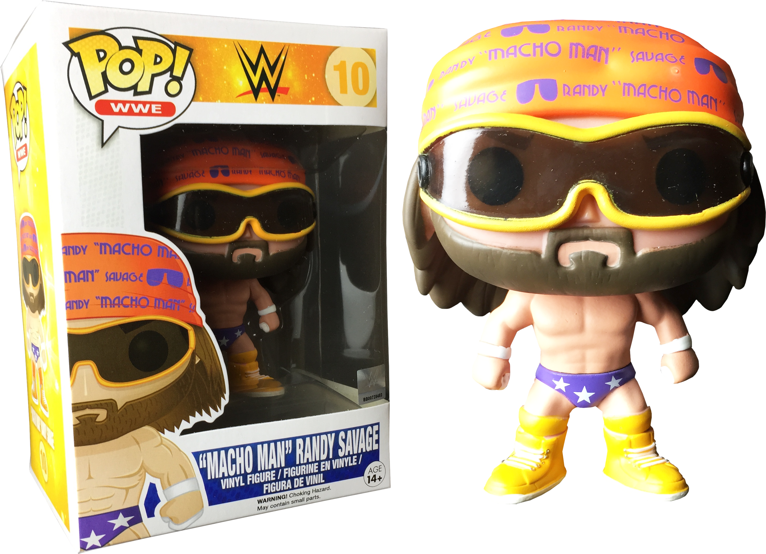 Macho Man Pop Vinyl (2949x2133), Png Download