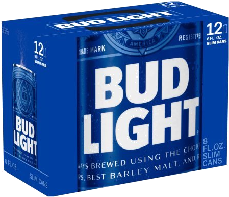 Bud Light Cans 12 Pack - 12 Pack Of Bud Light (450x450), Png Download