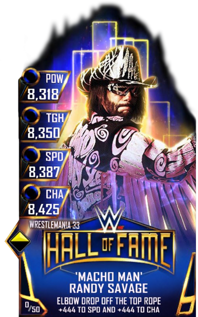 Randysavage S3 14 Wrestlemania33 Halloffame (733x1158), Png Download