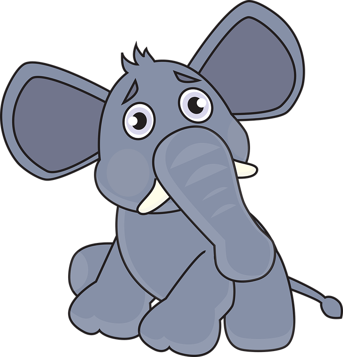 The Sophistry Of Republican Arguments - Sad Elephant Cartoon Png (690x720), Png Download