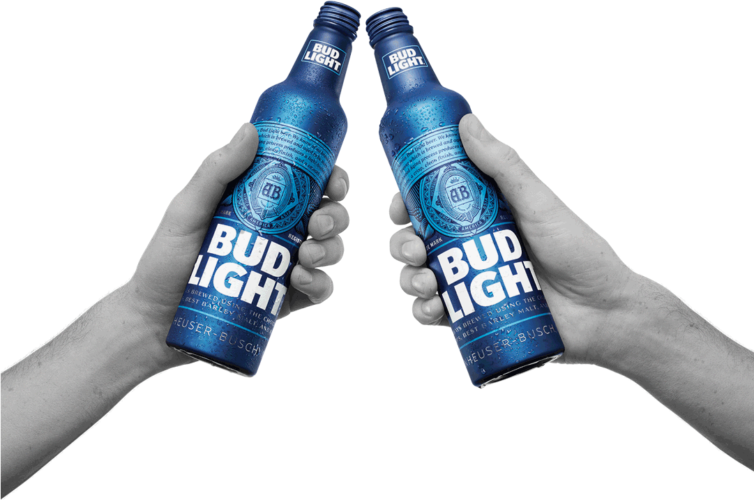 Residents Only - Cheers With Bud Light (1080x750), Png Download