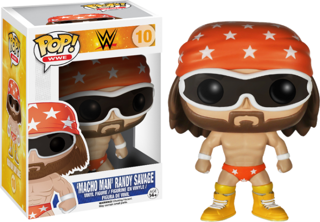 Randy Savage Pop Vinyl Figure - Randy Savage Funko Pop (650x452), Png Download