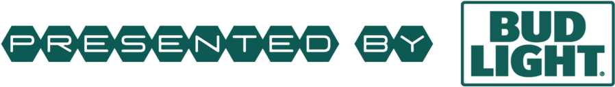 Presented By Bud Light - Bud Light Frosted Glass (1000x212), Png Download