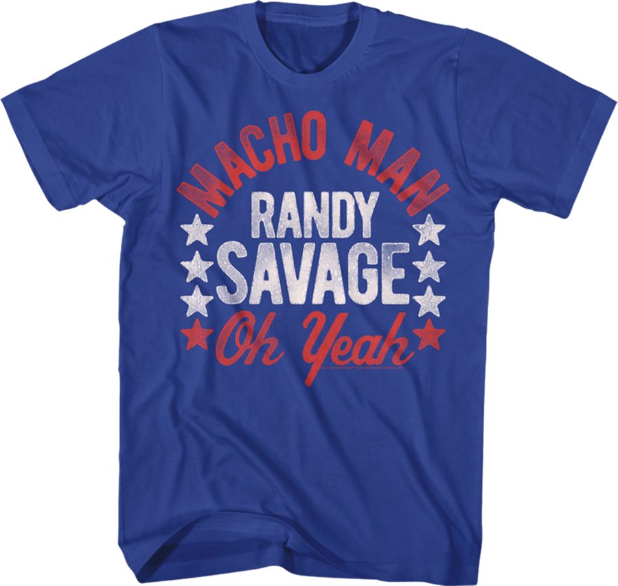 Macho Man Randy Savage Oh Yeah T-shirt - Stitch T Shirt Mens (900x853), Png Download