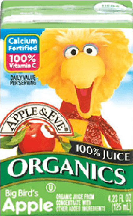 Apple & Eve Sesame Street Organics - Apple And Eve Apple Juice Big Bird (700x700), Png Download