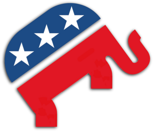 Oregon Republican Party - Republican Party (640x552), Png Download