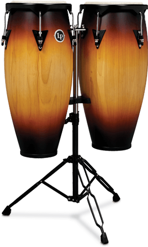 Latin Percussion Lp City Wood Conga Set 10'' & (604x550), Png Download