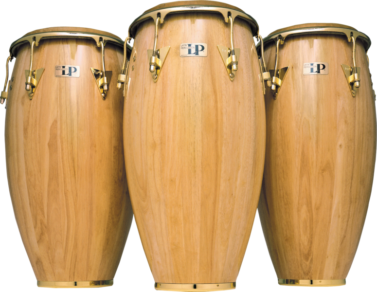 The Sound - Lp Classic Wood 11 3/4" Conga, Wine Red/chrome - Lp559x-dw (617x328), Png Download