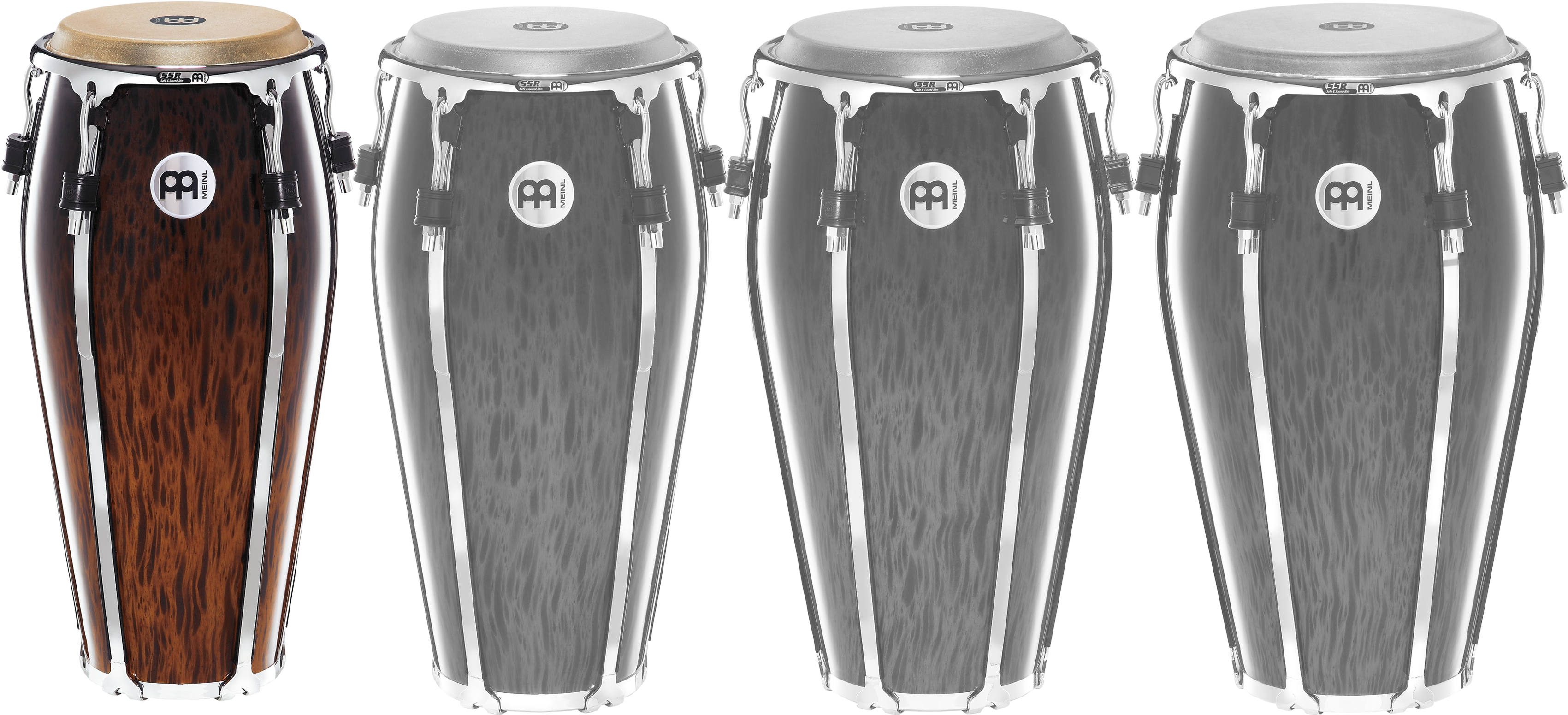 Floatune Series Conga - Meinl Floatune Conga Brown Burl 13" (3600x2700), Png Download