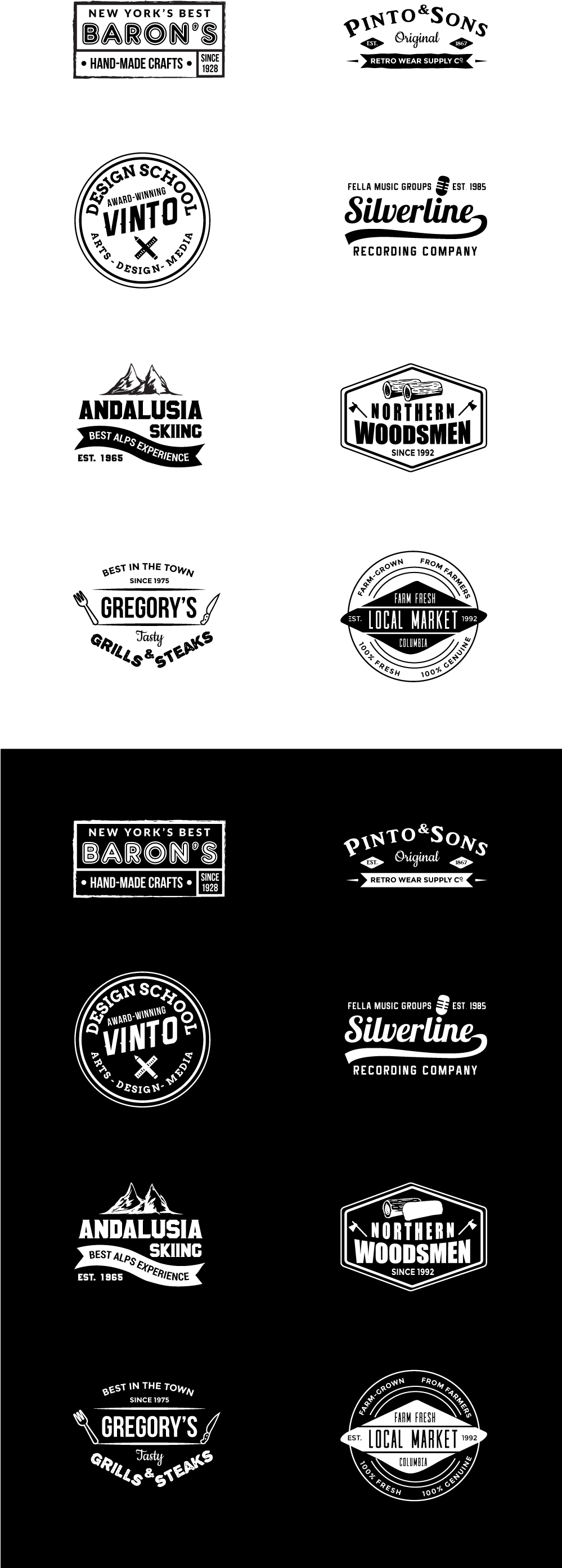 Vintage Logo Templates - Vintage Logo Pdf (1000x2917), Png Download