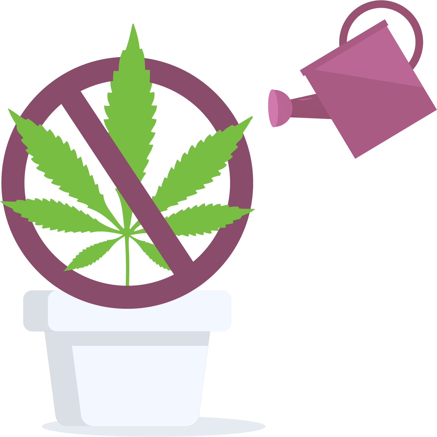 Cannabis Home Grow Is Prohibited In Quebec, Canada - Marijuana Leaf (1600x1600), Png Download