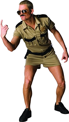 Jungle Man - Reno 911 Costume (281x500), Png Download