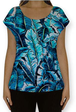 Sobre Jungle, Tropical, Nature, Watercolor, Banana, - T-shirt (450x450), Png Download