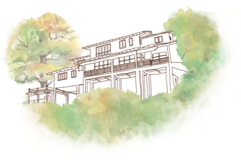 Logo Full - Rest. Pause. Rainforest Retreat (500x330), Png Download