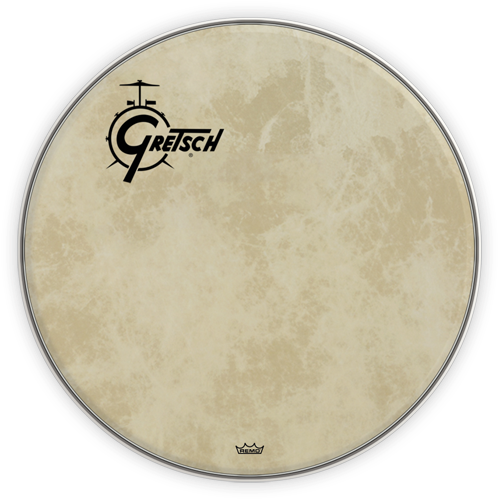 Drum Head - Gretsch 18" Bass Drum Head In White (768x580), Png Download