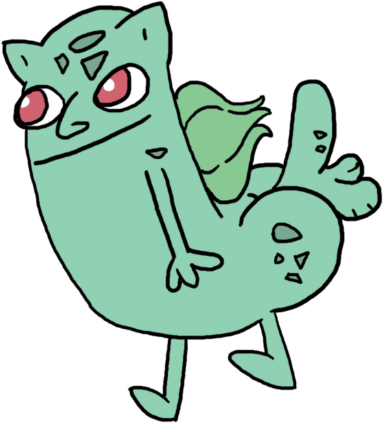 Buttbasaur Buttbasaur - Dickbutt Pokemon (728x730), Png Download