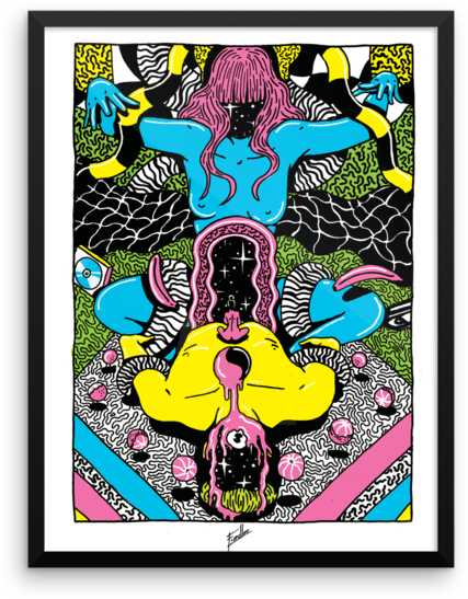 "i" Art Print By Fiedler - Art (600x600), Png Download