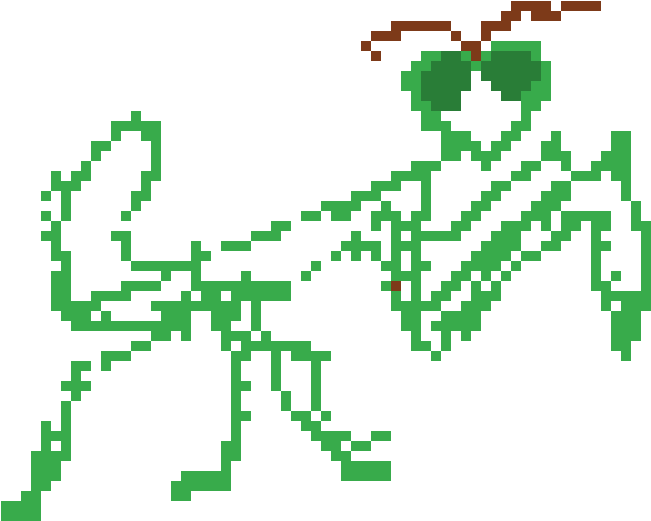 Mantis - Cartoon (790x610), Png Download