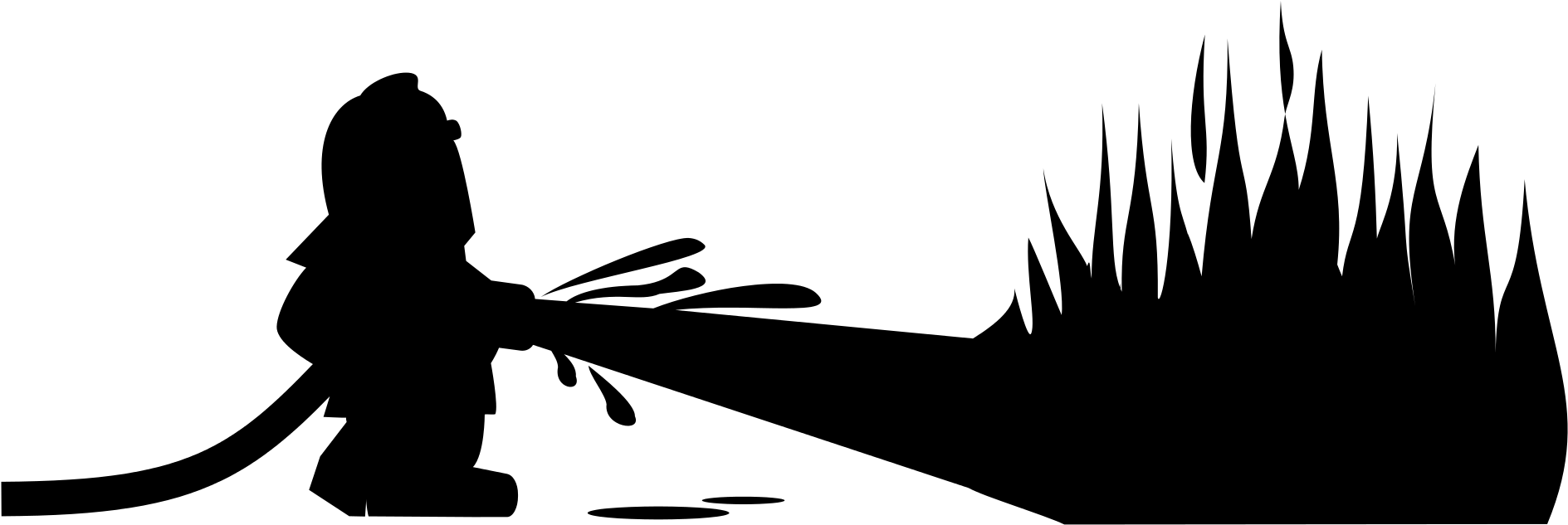 Open - Put Out Fire Png (2000x669), Png Download