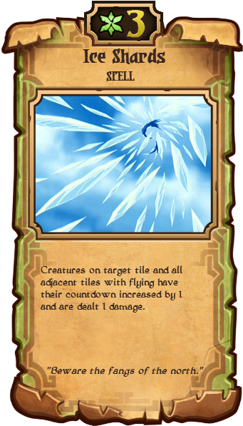 Ice Shards - Mojang Scrolls Bunny Deck (350x600), Png Download