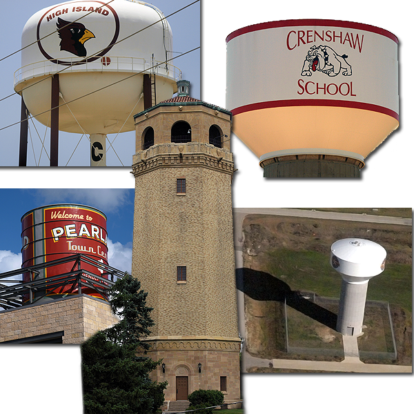 Watertower Collage - Collage (600x600), Png Download