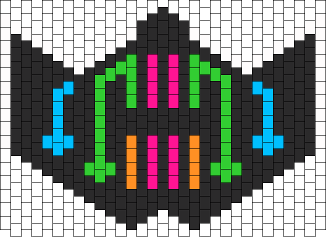 Bane Mask Colorful Bead Pattern - Mask (652x474), Png Download