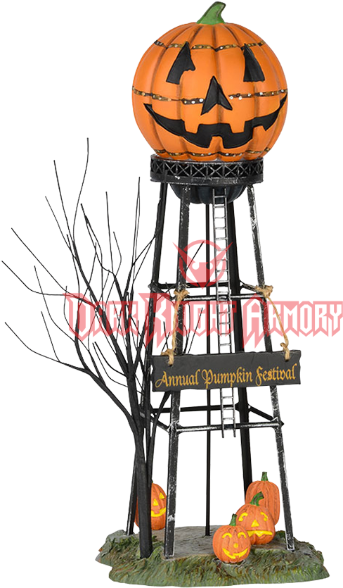 Halloween Water Tower - Department 56 Halloween 2018 (850x850), Png Download