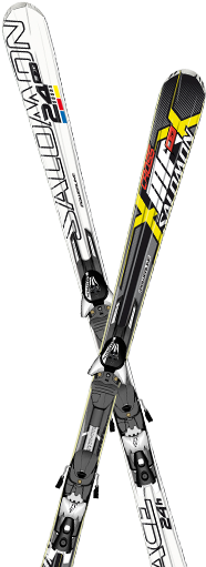 Ski Png - Salomon Z12 B100 Downhill Ski Bindings (245x523), Png Download