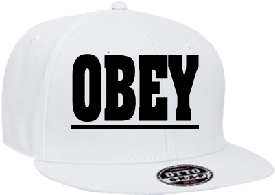 Custom Heat Pressed Snapback Flat Bill Hat - Flat Bill Hat Png (428x400), Png Download