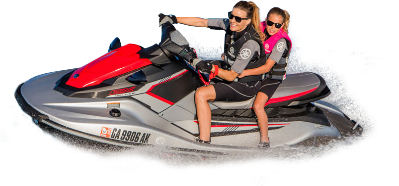Jet Ski Png Photos - 2017 Yamaha Ex Deluxe (802x382), Png Download
