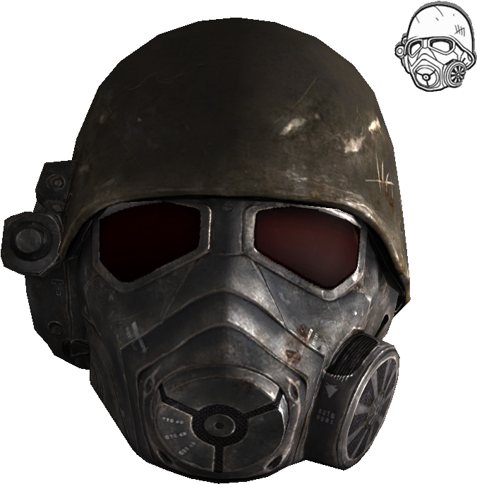 Anyways, This Is A Great Idea - Fallout New Vegas Helmet (723x723), Png Download