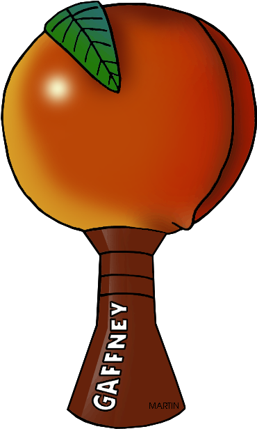 Peachoid Water Tower - Peachoid (390x648), Png Download